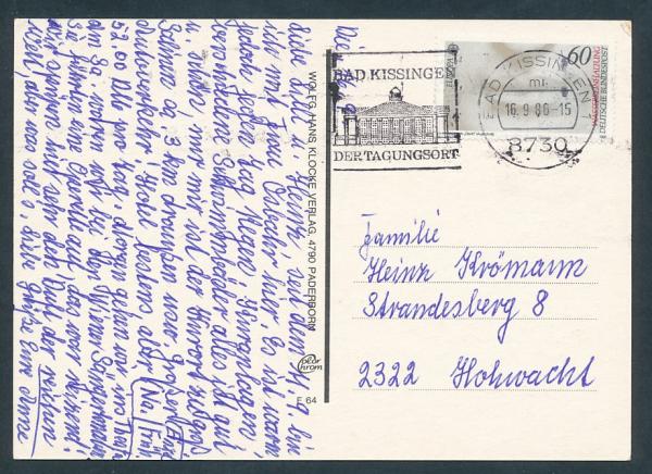 Bad Kissingen Rosengarten Brücke am Rathausplatz